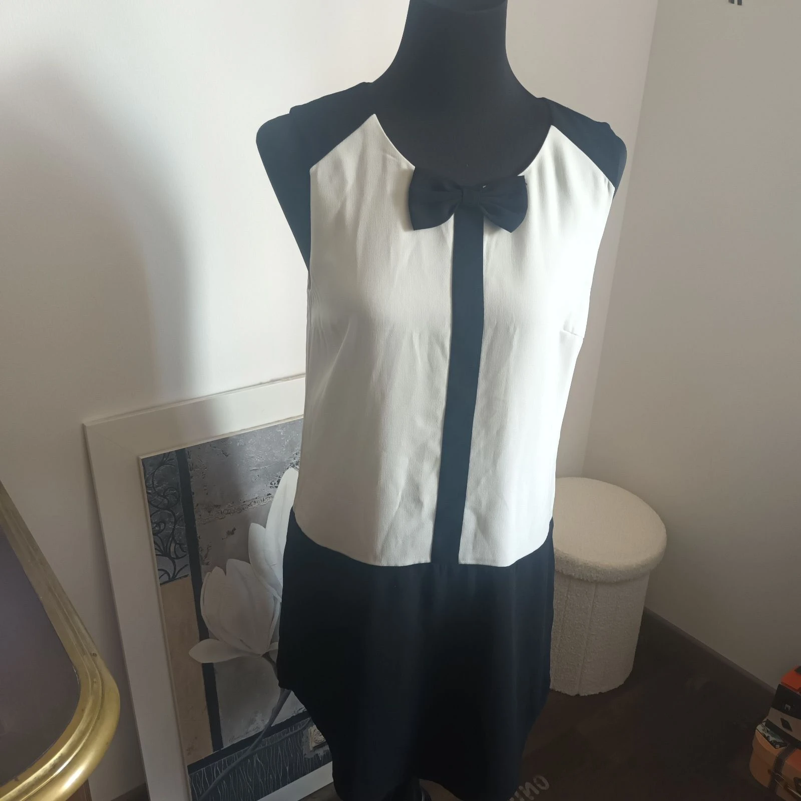 Stunning two-tone chic & glamour lined ETAM dress - Size 38 – photo 3